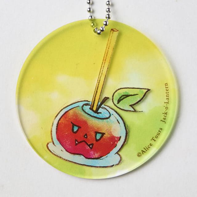 アクリルキーホルダー｜りんご飴B